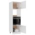 Armario de microondas madera contrachapada blanco 60x57x207