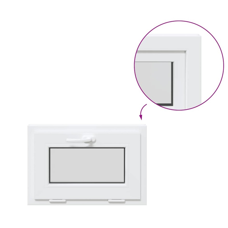 Ventana de sótano RISOR 60x40 cm oscilobatiente 2