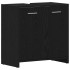 Mueble de baño para lavabo de madera de roble negro 60x33x60