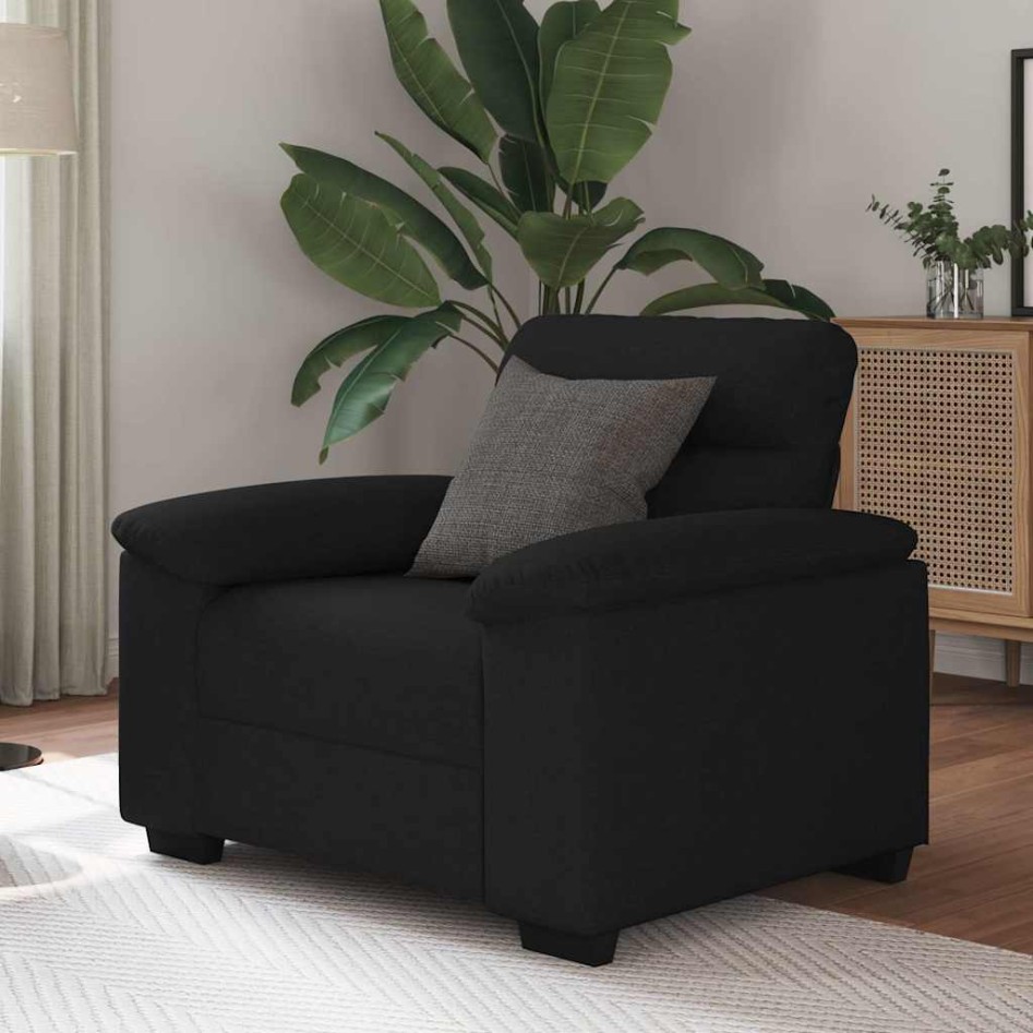Sillón de tela negro 60