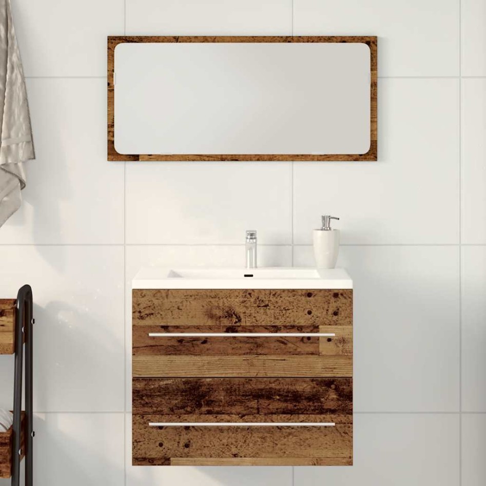 Mueble de baño para lavabo de madera antigua 60x38,5x48