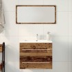 Mueble de baño para lavabo de madera antigua 60x38,5x48 cm
