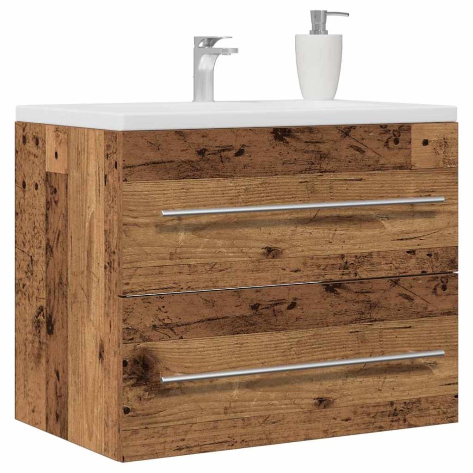 Mueble de baño para lavabo de madera antigua 60x38,5x48