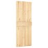 Puerta corredera con herrajes madera maciza de pino 80x210