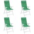 Cojines de silla con respaldo alto 4 uds tela Oxford
