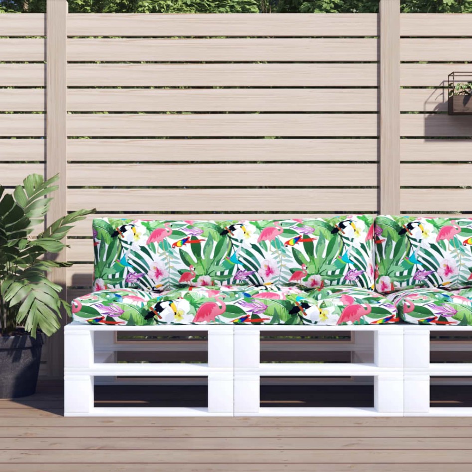 Cojines para palés 2 unidades tela Oxford