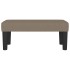 Banco de tela gris taupe 70x30x30
