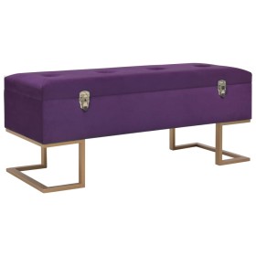 Banco con compartimento 105 cm morado de