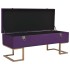 Banco con compartimento 105 cm morado de