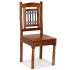 Sillas de comedor 4 unidades madera maciza