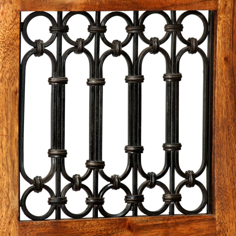 Sillas de comedor 4 unidades madera maciza