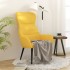 Sillón de relax de tela amarillo