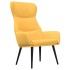 Sillón de relax de tela amarillo