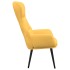 Sillón de relax de tela amarillo