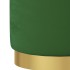 Taburete redondo verde