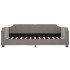 Sofá cama con colchón tela gris taupe 100x200