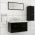 Juego de muebles de baño madera de ingeniería
