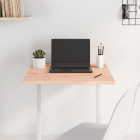 Tablero de mesa madera maciza de roble sin tratar 60x60x2