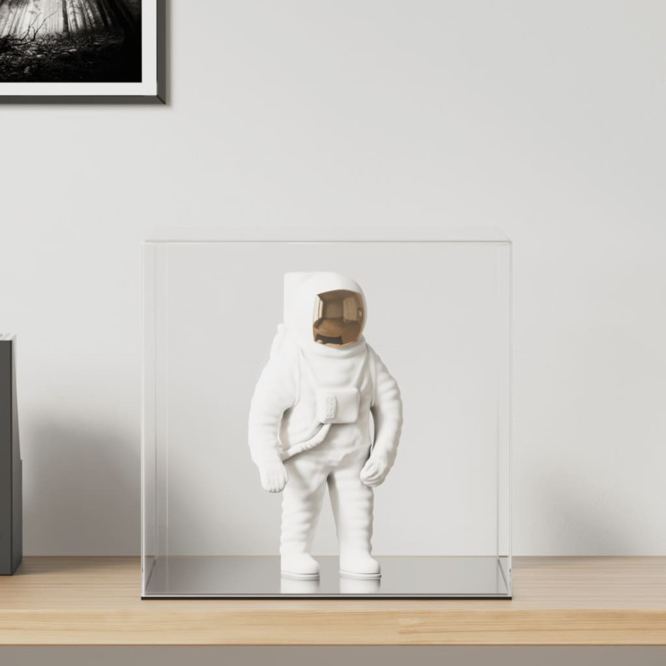 Caja de exposición acrílico transparente 40x36x35