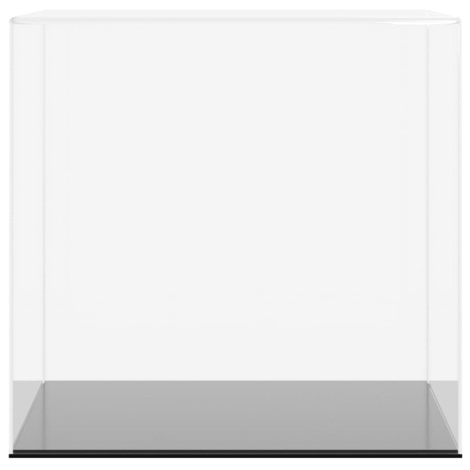 Caja de exposición acrílico transparente 40x36x35