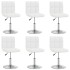 Sillas de comedor 6 unidades cuero sintético