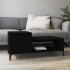 Mesa de centro madera contrachapada negro 100x50x45