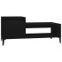 Mesa de centro madera contrachapada negro 100x50x45