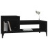 Mesa de centro madera contrachapada negro 100x50x45