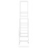 Soporte de flores de metal blanco 94,5x25x88