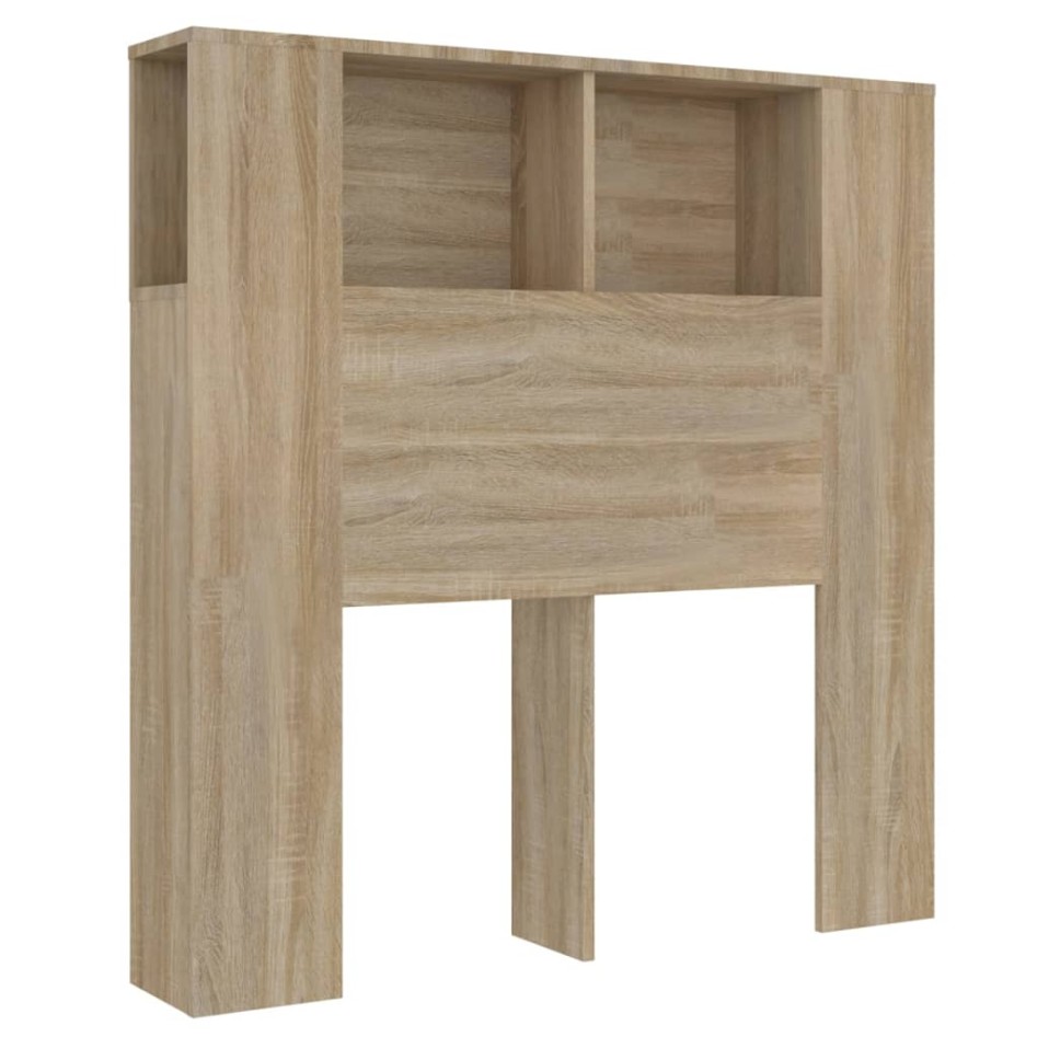 Mueble cabecero color roble Sonoma 100x18,5x104,5