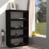 Estantería/divisor de espacios madera pino negro 80x35x135