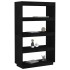 Estantería/divisor de espacios madera pino negro 80x35x135