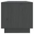 Mueble de TV de madera maciza de pino gris 90x35x35