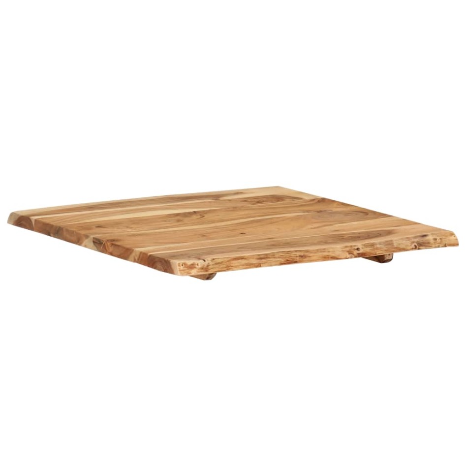 Superficie de mesa de madera maciza de acacia 58x(50-60)x2,5
