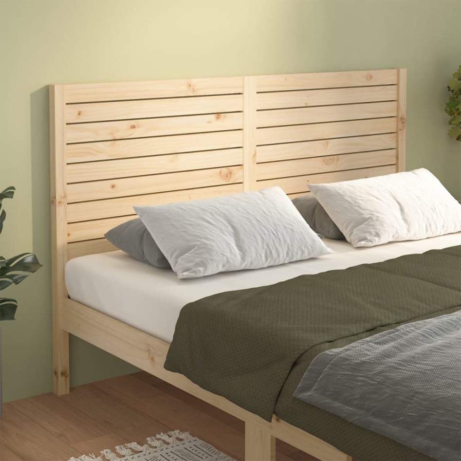 Cabecero de cama madera maciza de pino 126x4x100