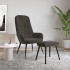 Sillón de relax con taburete terciopelo gris