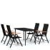 Juego de comedor para jardín 5 piezas