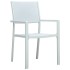 Juego de comedor para jardín 7 piezas blanco y