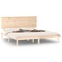Estructura de cama madera maciza 150x200