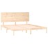 Estructura de cama madera maciza 150x200