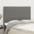 Cabeceros 4 unidades tela gris oscuro 72x5x78/88