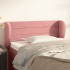 Cabecero de terciopelo rosa 93x23x78/88