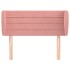 Cabecero de terciopelo rosa 93x23x78/88