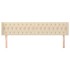 Cabecero de tela color crema 183x16x78/88