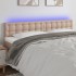 Cabecero con LED cuero sintético color capuchino 200x5x78/88