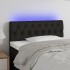 Cabecero con LED de tela negro 90x7x78/88