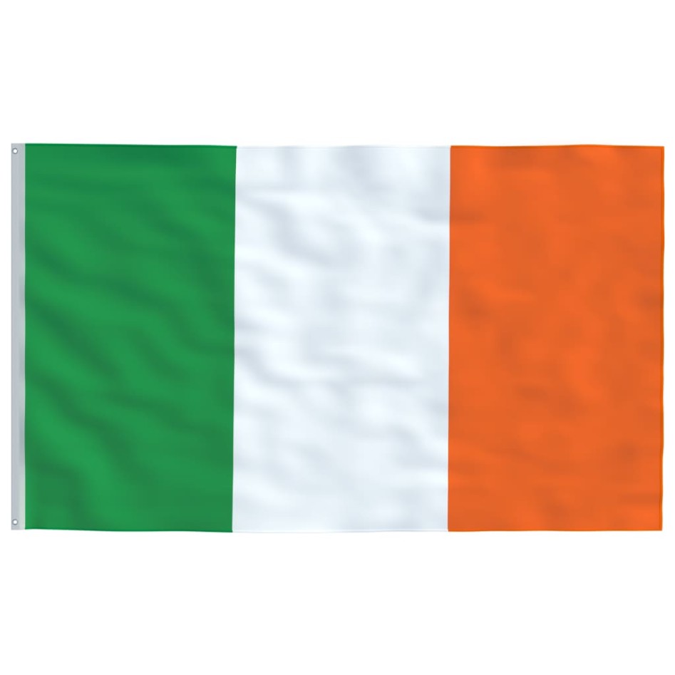 Mástil y bandera de Irlanda aluminio 5,55