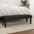 Banco de cuero sintético negro 100x30x30