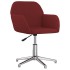 Silla de oficina giratoria tela rojo