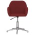 Silla de oficina giratoria tela rojo